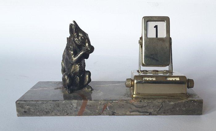 Eeuwigdurende kalender - Calendario perpetuo Art Déco con, Antiek en Kunst, Curiosa en Brocante