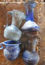 Replica van het oude Romeinse Glas Murano-Set in kobaltblauw, Verzamelen