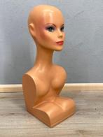 Hoofd ornament - Karakteristieke mannequin hoofd, Antiek en Kunst, Curiosa en Brocante