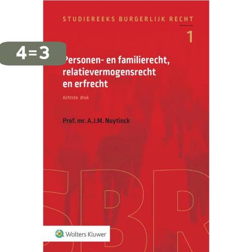 Personen- en familierecht, relatievermogensrecht en erfrecht, Boeken, Wetenschap, Zo goed als nieuw, Verzenden