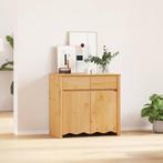 vidaXL Dressoir Drammen Eiken 79 x 43 x 75,5 cm Massief, Huis en Inrichting, Verzenden, Nieuw
