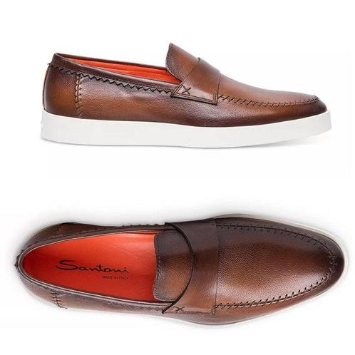 Santoni - Mocassins (loafers) - Taille : Shoes / EU 42.5, Vêtements | Hommes, Chaussures