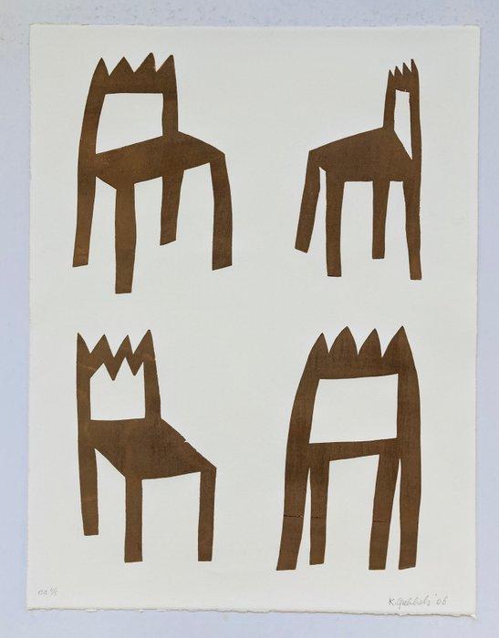 Klaas Gubbels (1934) - Koningszetels, Antiek en Kunst, Antiek | Overige Antiek