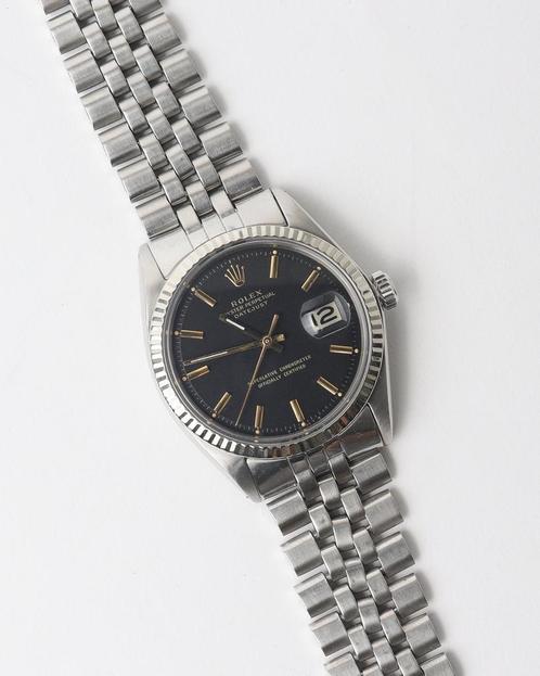 Rolex Datejust 36 1601 uit 1970, Handtassen en Accessoires, Horloges | Antiek, Verzenden