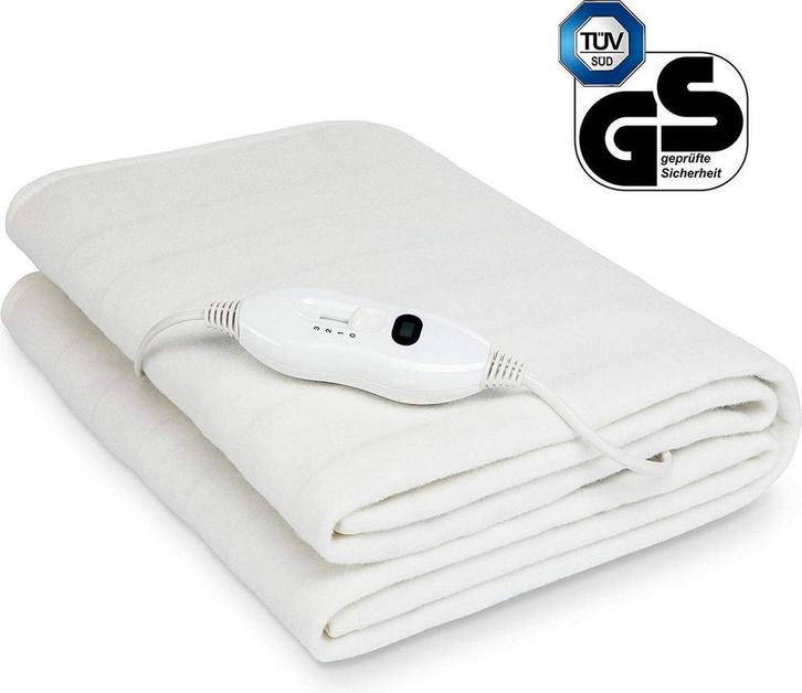 Elektrische deken - Warmtedeken - 150x80 cm - Wit - Sinnlein, Huis en Inrichting, Woonaccessoires | Plaids en Woondekens, Nieuw