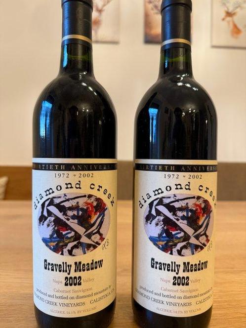 2002 Diamond Creek Gravelly Meadow Cabernet Sauvignon -, Verzamelen, Wijnen