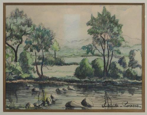 Paul Emile Pissarro (1884-1972) - Normandie, Clécy, Antiek en Kunst, Antiek | Overige Antiek