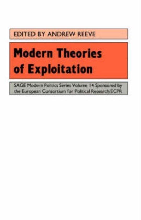Modern Theories of Exploitation - Andrew Reeve - 97808039807, Boeken, Politiek en Maatschappij, Verzenden