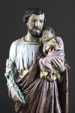 Beeldje - Jozef met Kind Jezus - Composiet