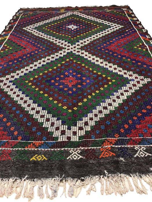 Ottomaanse Oosterse - Kelim - 203 cm - 308 cm, Huis en Inrichting, Stoffering | Tapijten en Vloerkleden