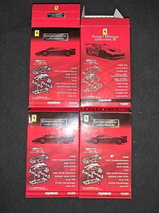 Kyosho 1:64 - Modelauto (4) - Ferrari - Ferrari Minicar, Hobby en Vrije tijd, Modelauto's | 1:5 tot 1:12