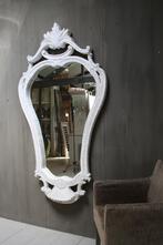 Garcia Sierspiegel  wit hout met kuif 180 cm, Maison & Meubles, Accessoires pour la Maison | Miroirs, Verzenden