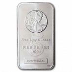 5 Troy Ounce - Zilver .999 - Walking Liberty, Postzegels en Munten