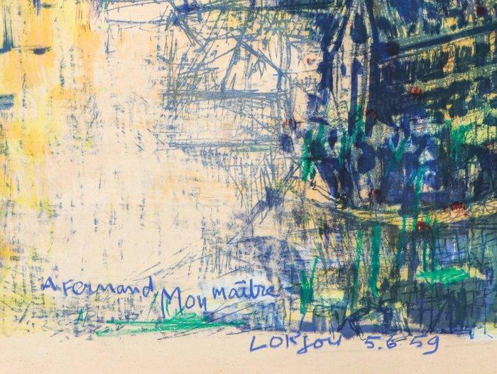 Bernard Lorjou (1908-1986) - La Cathédrale de Chartres (Pour, Antiek en Kunst, Antiek | Overige Antiek