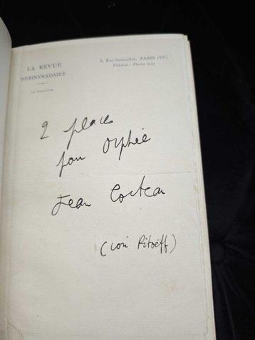 Signé ; Jean Cocteau - Orphée [1/100 sur Rives avec lettre, Antiek en Kunst