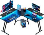Gaming bureau - Gaming desk - Hoekbureau - 130x130 cm - Zwar, Huis en Inrichting, Bureaus, Verzenden, Nieuw