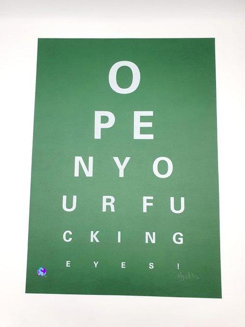 Alex Bucklee (XX-XXI) - Eye Test Save The Forest  Edition, Antiek en Kunst, Kunst | Schilderijen | Modern