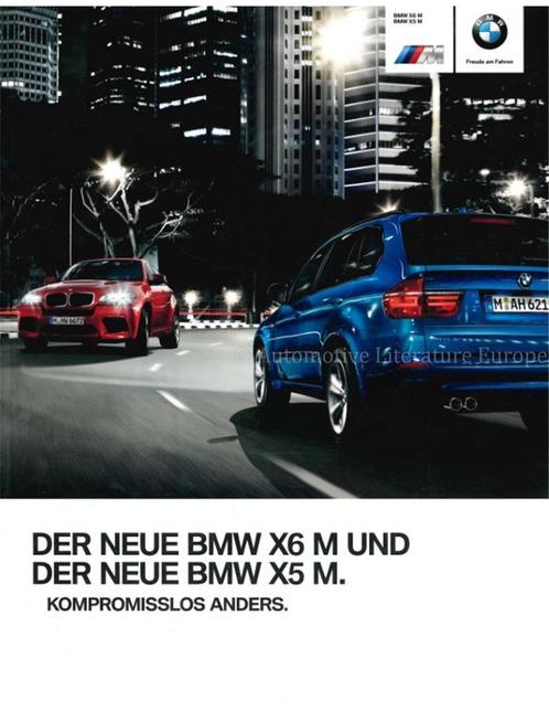 2012 BMW X5 M | X6 M BROCHURE DUITS, Boeken, Auto's | Folders en Tijdschriften
