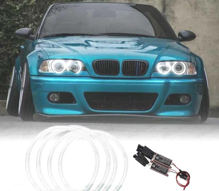 ANNEAUX LUMINEUX CCFL POUR BMW E46 E36 E38 E39 ANGEL EYES, Auto-onderdelen, Verlichting, Verzenden