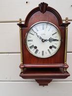 Beugel klok  (2) - Warmink / Wuba Bauhaus Glas, Hout,, Antiquités & Art, Antiquités | Horloges