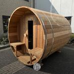 Luxe barrelsauna van Red Knotty Cedar 265 cm, Ophalen of Verzenden