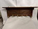 Porte-manteau - Porte-manteau long en bois dur avec planche