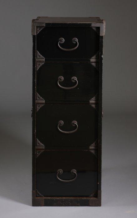 ladenkast  (ishôdansu) - Hout, Iron, Kiri (paulownia), Antiek en Kunst, Antiek | Overige Antiek