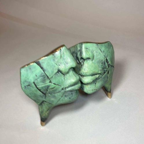 De Zet (1975) - Antic Kiss Big (bronze), Antiek en Kunst, Kunst | Designobjecten