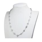 Collier - 18 carats Or blanc - 4.86ct. tw. Diamant, Nieuw
