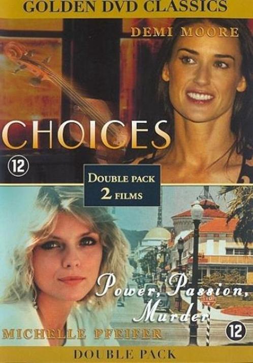 2 films op 1 dvd choices en Power, Passion, Murder (dvd, Cd's en Dvd's, Dvd's | Actie, Ophalen of Verzenden