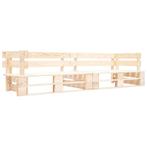 vidaXL Tuinbank 2-zits pallet hout naturel, Tuin en Terras, Verzenden, Nieuw