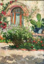 Heliodoro Guillén Pedemonti (1864-1940) - Rincón soleado, Antiek en Kunst