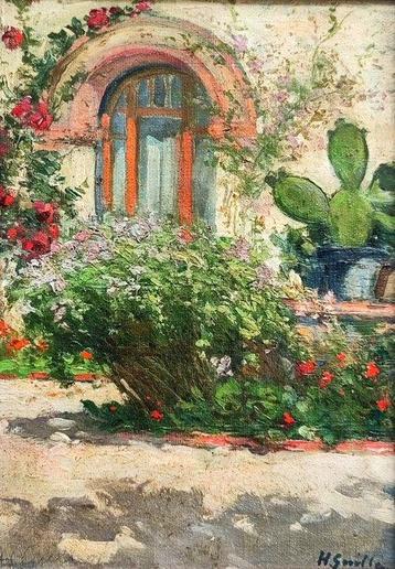 Heliodoro Guillén Pedemonti (1864-1940) - Rincón soleado