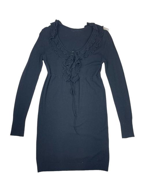 Vintage jurk (40% wol, 10% kasjmier, 5% zijde) Maat M, Kleding | Dames, Jurken, Ophalen of Verzenden