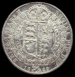 Royaume-Uni. Victoria. Half Crown 1889 London (Sans prix de, Postzegels en Munten