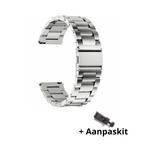 DrPhone ELITE 18MM Metalen RVS Horlogeband - Perfecte, Verzenden, Nieuw