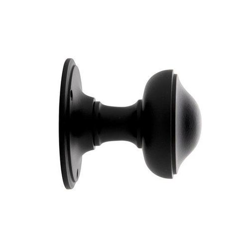 Deurknop 80mm - Rond draaibaar zwart, Doe-het-zelf en Bouw, Hang- en Sluitwerk, Overige typen, Nieuw, Overige materialen, Ophalen of Verzenden
