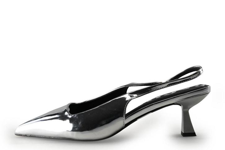 Sacha Slingbacks in maat 41 Zilver, Kleding | Dames, Schoenen, Overige kleuren, Zo goed als nieuw, Verzenden