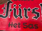 Ecluse Fürst Het Sas - Reclamebord - Metaal, Antiek en Kunst