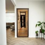 Stalen Binnendeur - Brons - 4 Vlaks - Brons rook glas, Doe-het-zelf en Bouw, Nieuw, Metaal, Binnendeur
