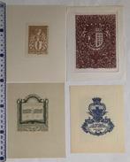 Exlibris. Lot with 37 ex-libris. Portugal - Ex libris
