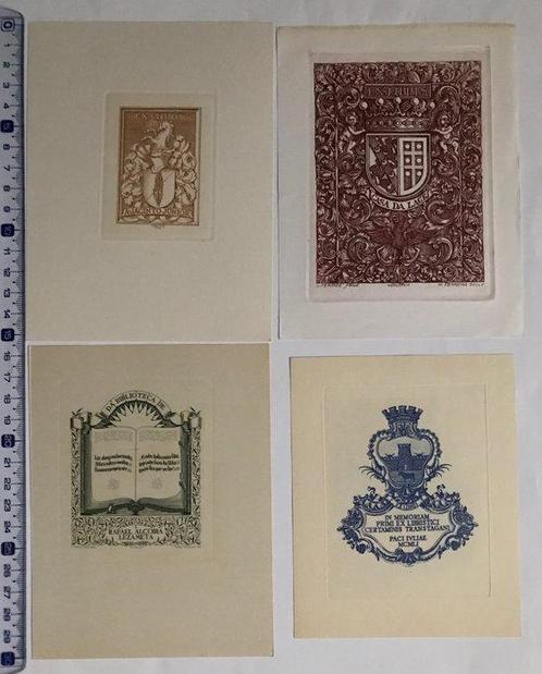 Exlibris. Lot with 37 ex-libris. Portugal - Ex libris, Antiek en Kunst, Antiek | Boeken en Manuscripten