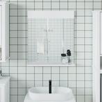 vidaXL Miroir de salle de bain avec étagère BERG blanc, Maison & Meubles, Accessoires pour la Maison | Miroirs, Neuf, Verzenden