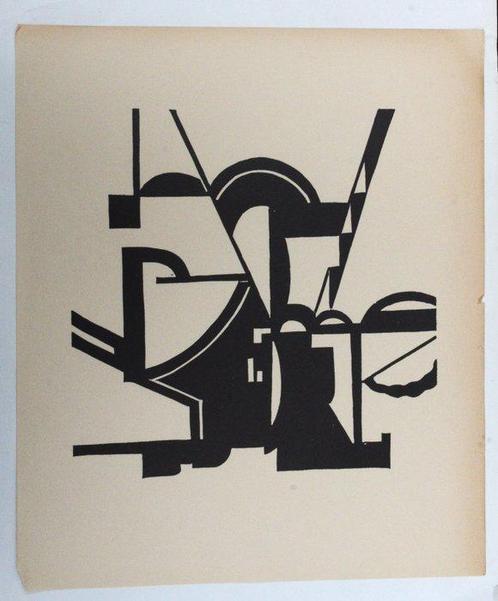 Oscar Jespers (1887-1970) - Compositie Bezette Stad - Paul, Antiek en Kunst, Antiek | Overige Antiek