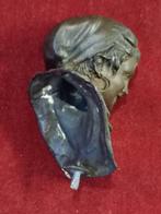 Beeld, Busto Fanciullo - 14 cm - Brons