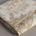 Verfijnde beige Toile de Jouy - Textiel  - 250 cm - 280 cm, Antiek en Kunst