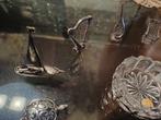 sculptuur, Vari pezzi in miniatura in argento - 3 cm - .800
