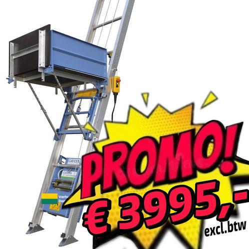Nieuw Geda verhuislift Bouwlift | Daklift | € 3995 excl, Doe-het-zelf en Bouw, Bouwliften, Bouwlift, Zo goed als nieuw, Ophalen