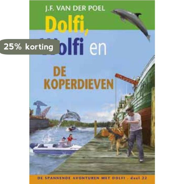 Dolfi, Wolfi en de koperdieven / De spannende avonturen met, Boeken, Kinderboeken | Jeugd | 10 tot 12 jaar, Zo goed als nieuw