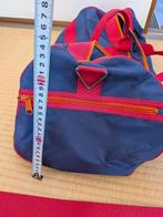 BENETTON Vintage Sports / Travel Duffle Bag — Navy & Red, Nieuw